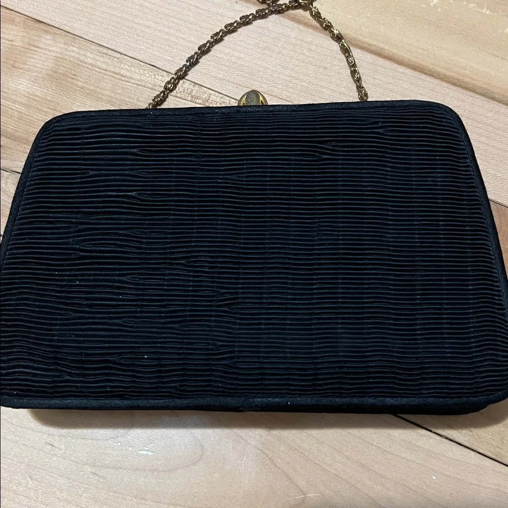 Elegant Vintage Black Evening Crossbody/Clutch - Picture 10 of 17